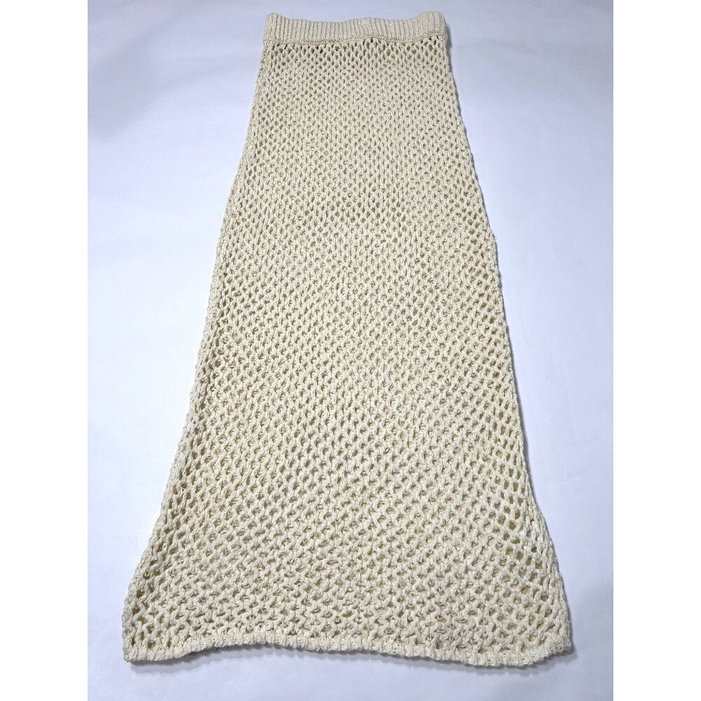 Monday Swimwear Crochet Maxi Skirt View 4